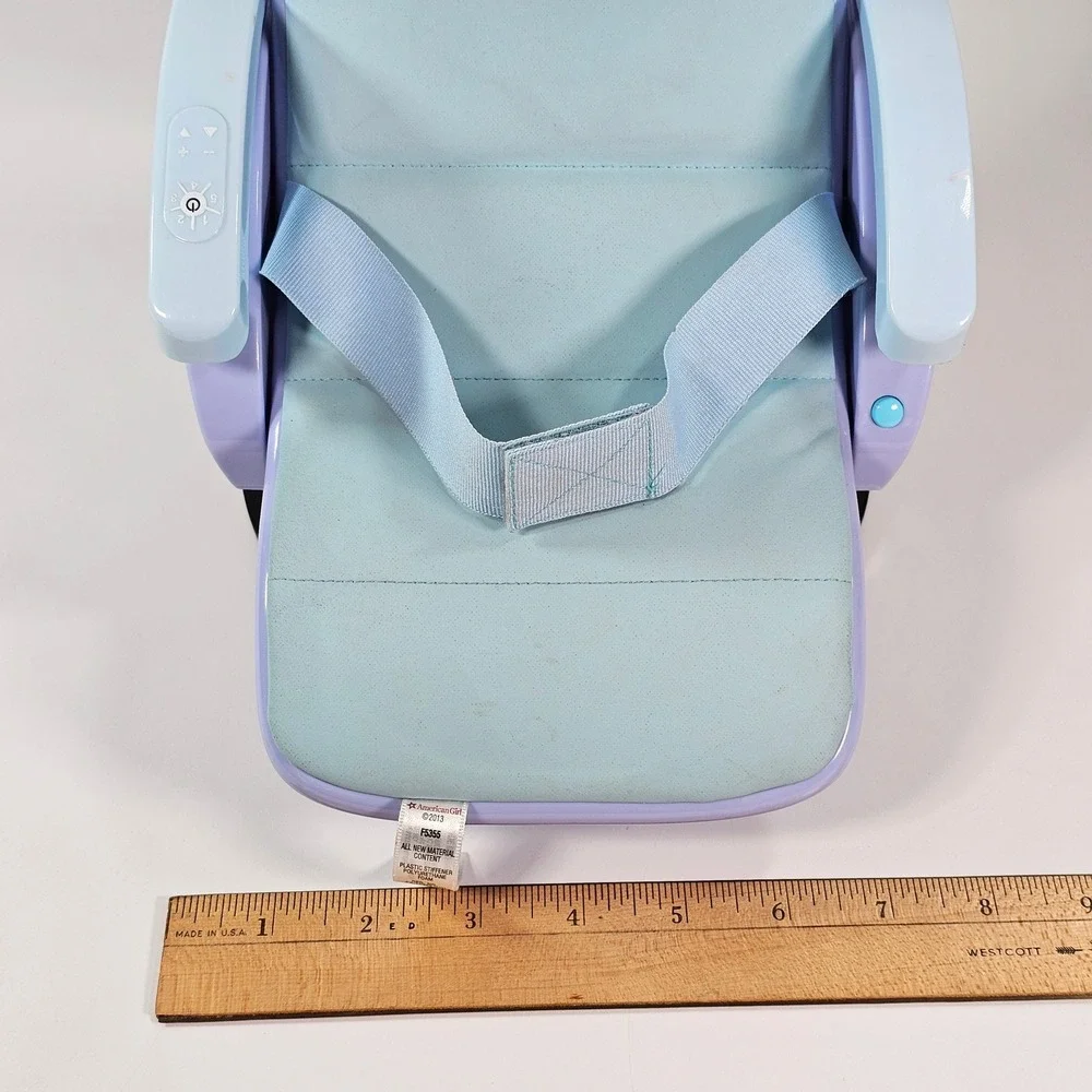American Girl Doll Salon Chair and Spa Sink Station Blue Purple F5355